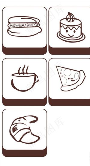 甜品店标志图片