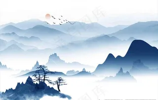 意境山水图片