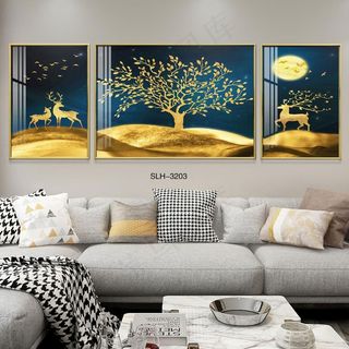 客厅 沙发 卧室 墙画 背景画图片