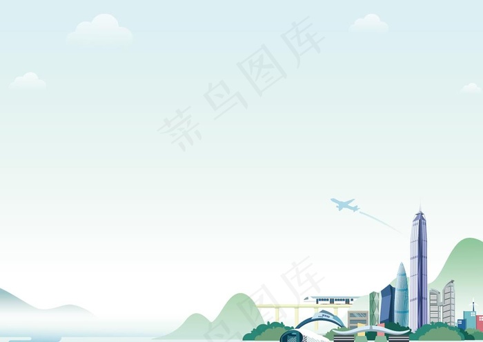 深圳插画图片ai矢量模版下载