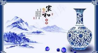 家和富贵背景图片