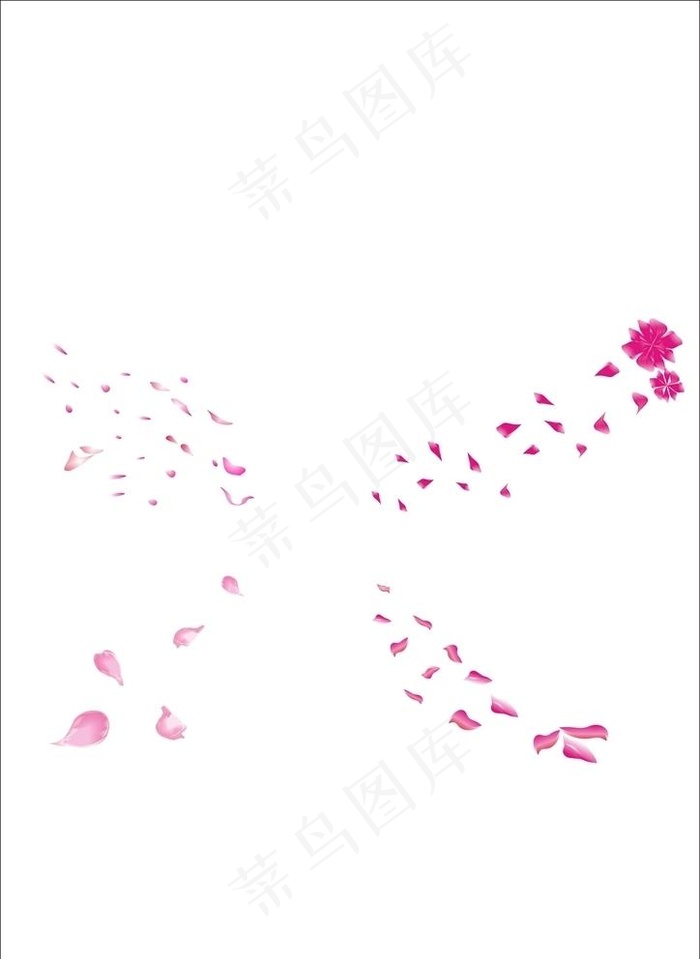 花瓣图片cdr矢量模版下载