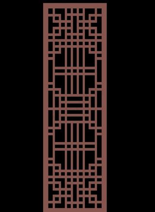 隔断雕花中式图片