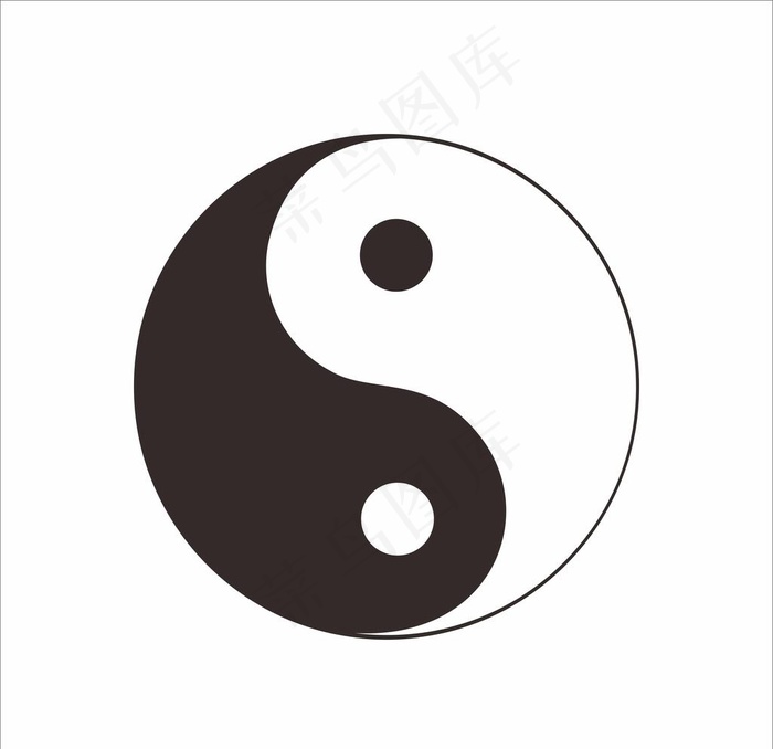 太极图片cdr矢量模版下载