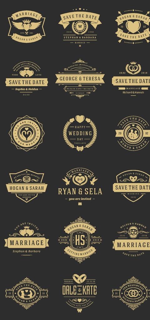 时尚创意标签图片