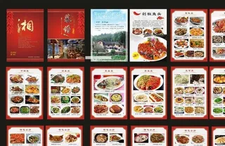 精美菜谱  菜谱画册图片