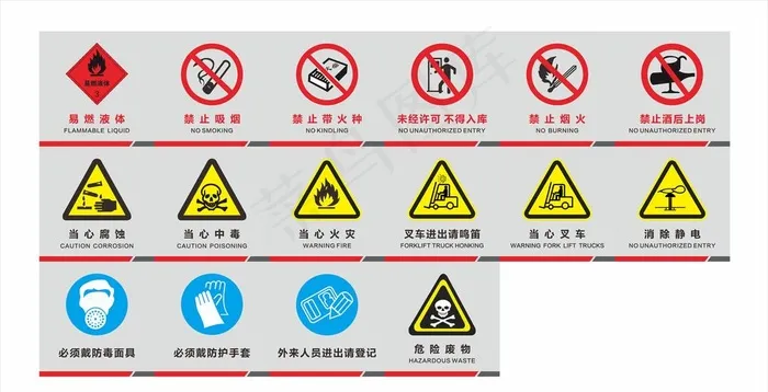 禁止标识图片cdr矢量模版下载