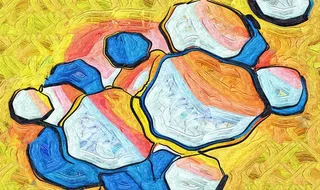 创意抽象几何装饰画图片