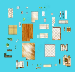 室内设计平面素材图片