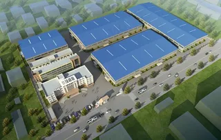 厂房鸟瞰图图片