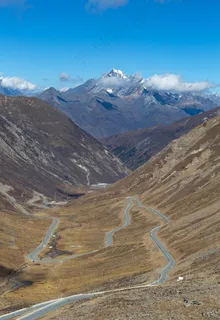 川西巴朗山垭口风光图片