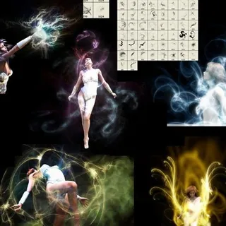 超酷光影效果笔刷