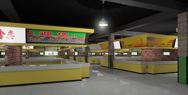 农贸市场图图片