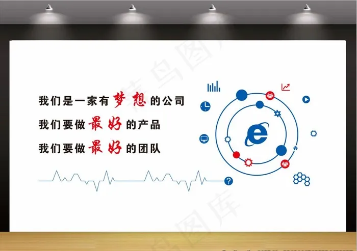 公司文化墙 科技文化墙 创新文图片cdr矢量模版下载