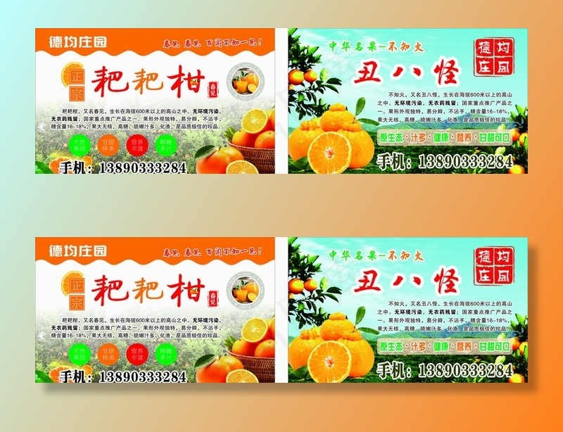 水果宣传单图片cdr矢量模版下载
