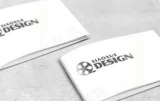 横版画册展示样机图片