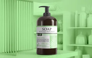 洗发水包装样机图片