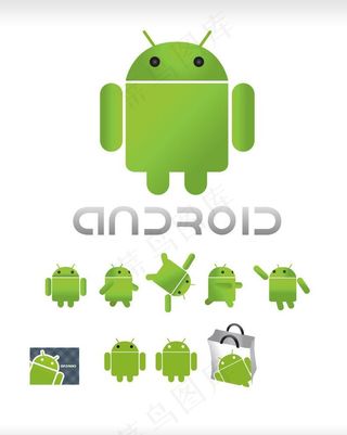 安卓机器人图片