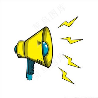 扬声器 呼喊 卡通 夸张 喇叭图片