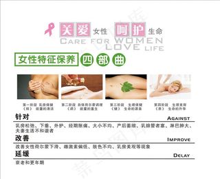女性特征保养四步曲图片