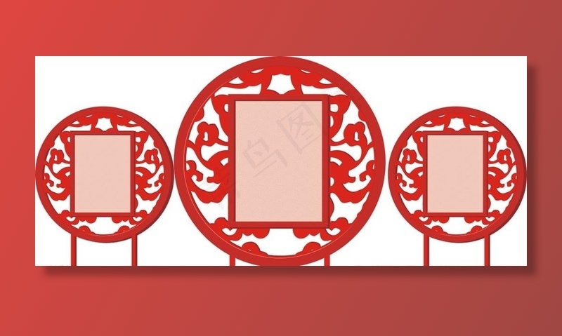 花树造型图片cdr矢量模版下载