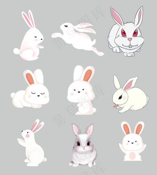 卡通兔子图片