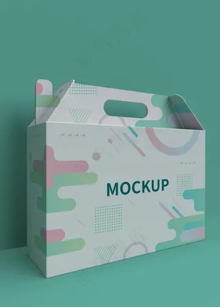 卡扣包装盒样机图片