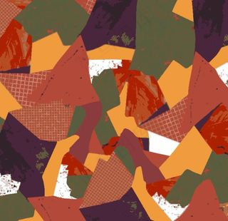 抽象色块拼接图片