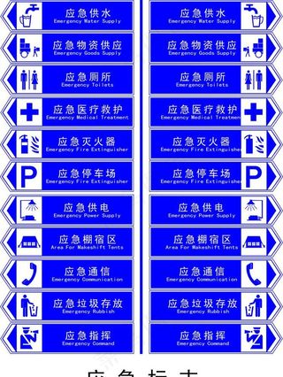 应急指示牌图片