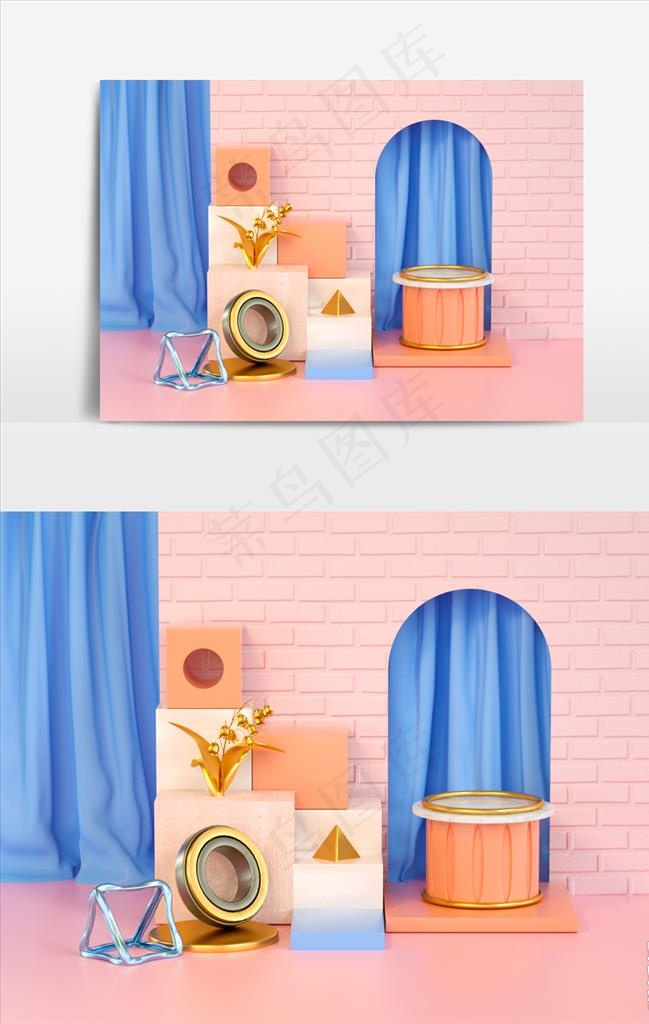 C4D场景建模图片
