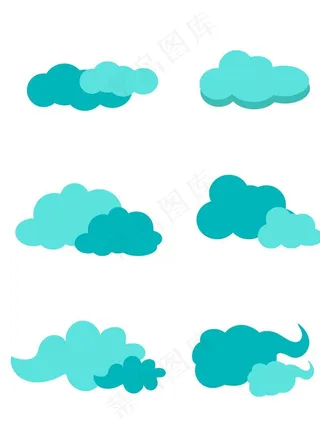 卡通云朵图片