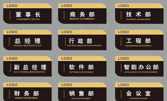 科室牌图片cdr矢量模版下载