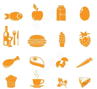 餐饮食品图标图片