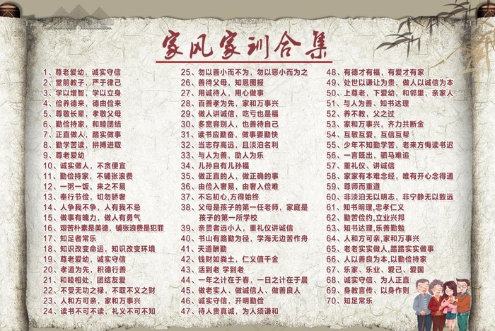 家训图片(1772X1240(DPI:150))psd模版下载