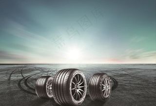 轮胎背景板图片