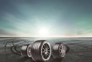 轮胎背景板图片