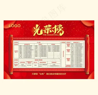 光荣榜图片