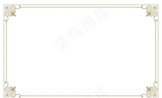 大气金色边框图片