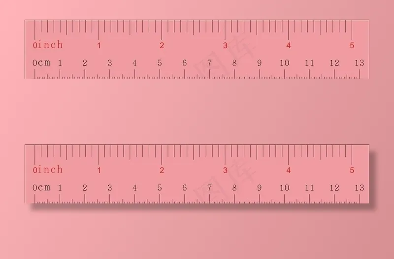 直尺图片cdr矢量模版下载