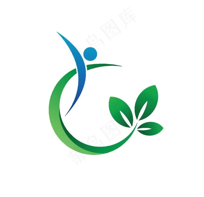 叶子图标图片eps,ai矢量模版下载