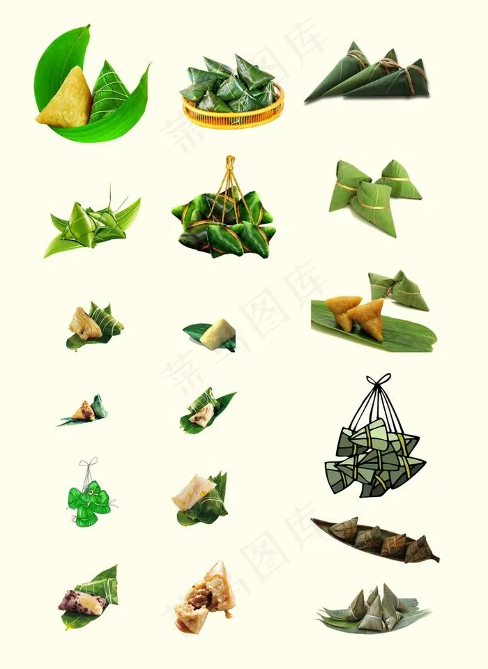 粽子元素图片psd模版下载