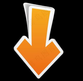 矢量直降箭头图片