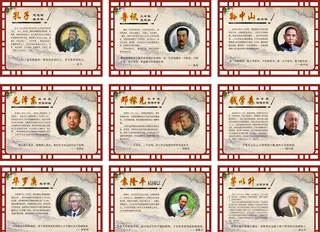 中国名人简介图片