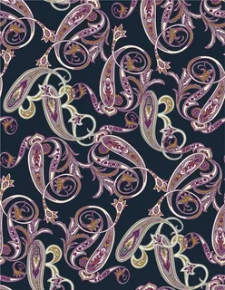 佩斯利涡纹旋花纹图片