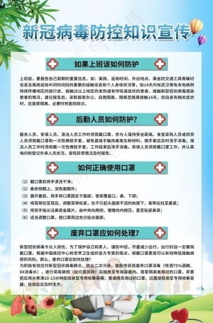 新冠海报图片