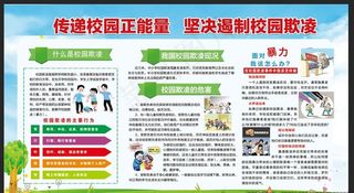 校园欺凌板报图片