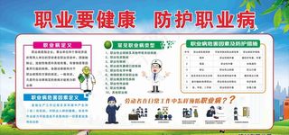 职业病展板图片