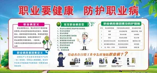 职业病展板图片