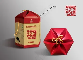 牛羊肉包装 (展开图)图片