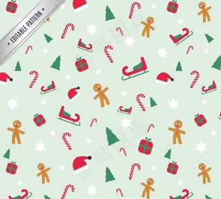 可爱圣诞图案图片